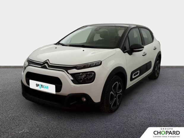 Blanc Utilisé 2022 Citroën C3 Shine Citadine | 10 790 € (Prix juste) - Image 1/4