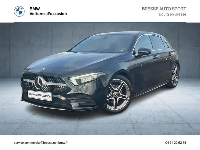 Noir cosmos métallisé Occasion 2021 Mercedes A200 AMG line Berline | 27 900 € (Prix juste) - Image 1/4