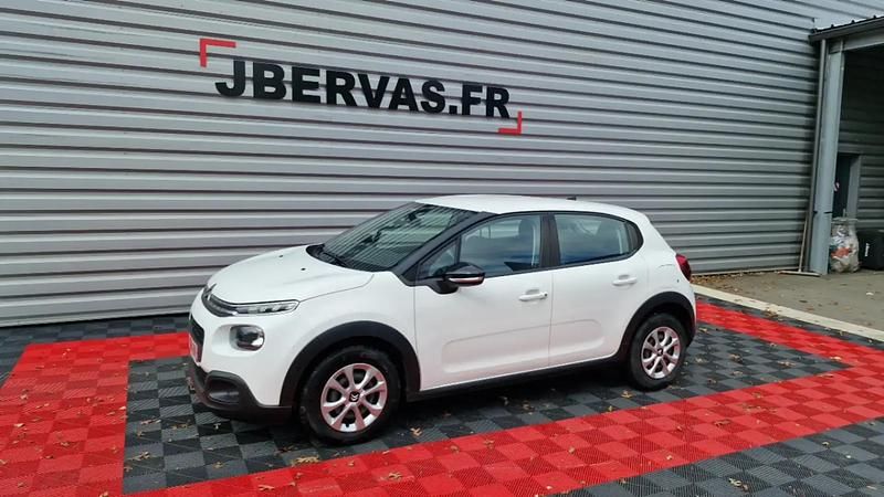 Blanc Utilisé 2019 Citroën C3 Feel Citadine | 8 990 € (Bon prix) - Image 1/4