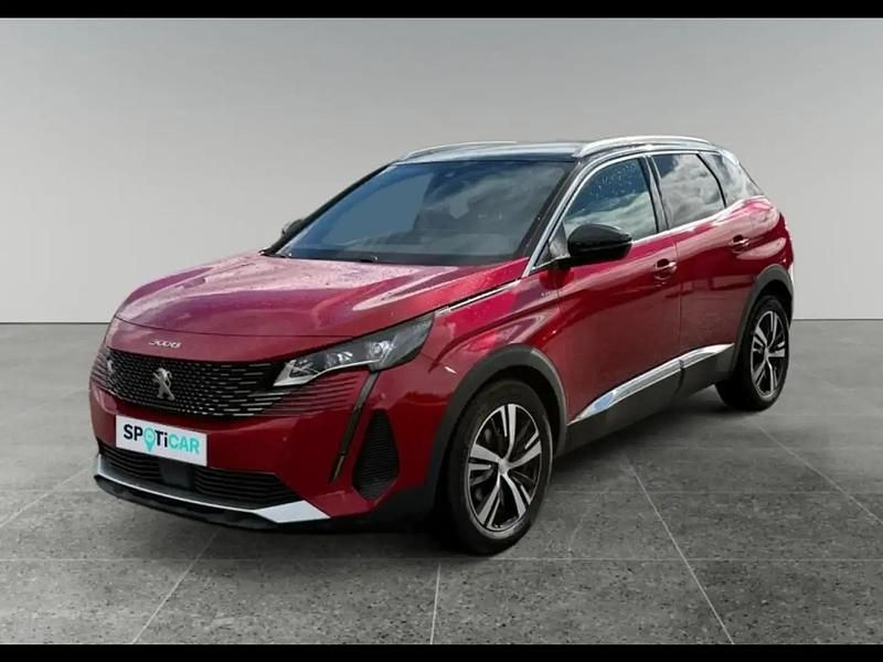 Rouge Occasion 2021 Peugeot 3008 GT SUV | 20 990 € (Prix juste) - Image 1/4