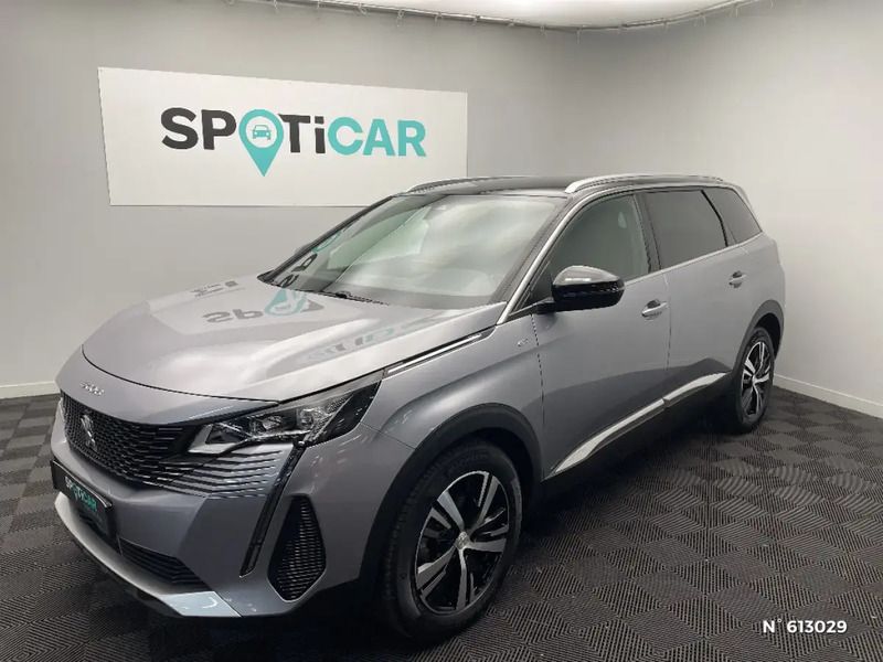 Gris Utilisé 2022 Peugeot 5008 GT Monospace | 24 990 € (Prix juste) - Image 1/4