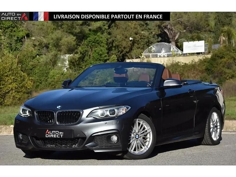 Gris Occasion 2017 BMW 220 Sport Line Cabriolet | 22 990 € (Prix juste) - Image 1/4