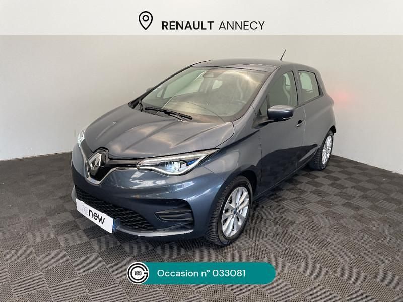 Gris Occasion 2020 Renault Zoe Zen Citadine | 13 890 € (Prix cher) - Image 1/4