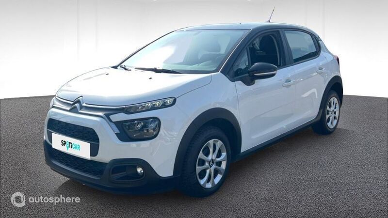 Blanc banquise Utilisé 2023 Citroën C3 Feel Citadine | 11 980 € (Bon prix) - Image 1/4