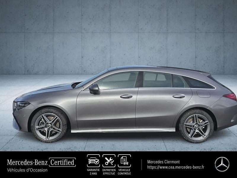 Occasion Mercedes CLA250e Shooting Brake AMG line 163 ch (119 kW) 2025 Gris montagne métallisé Break