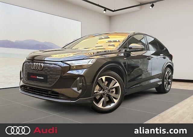 Noir mythe métallisé Utilisé 2024 Audi Q4 Sportback e-tron Design SUV | 47 990 € (Prix juste) - Image 1/4