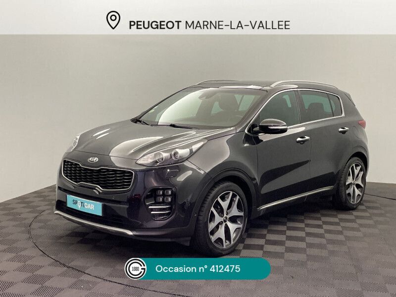 Noir Utilisé 2017 Kia Sportage GT-Line SUV | 17 680 € (Prix juste) - Image 1/4