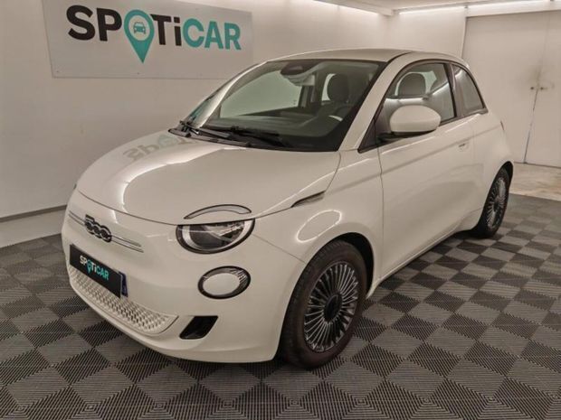 Blanc Utilisé 2022 Fiat 500e Citadine | 17 490 € (Prix juste) - Image 1/4