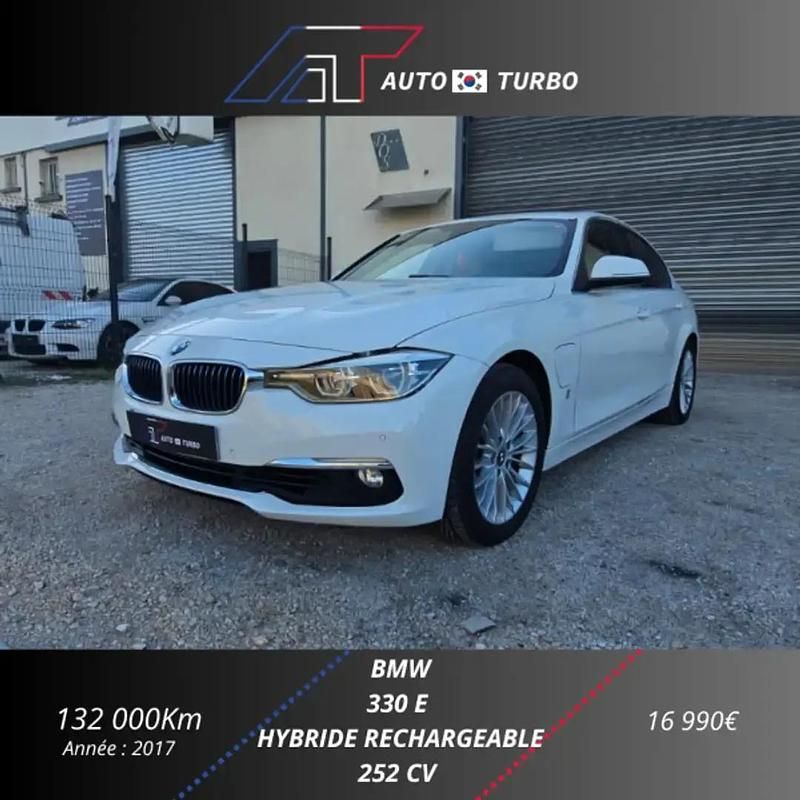Blanc Utilisé 2017 BMW 330e Luxury Line Berline | 16 490 € (Prix juste) - Image 1/4