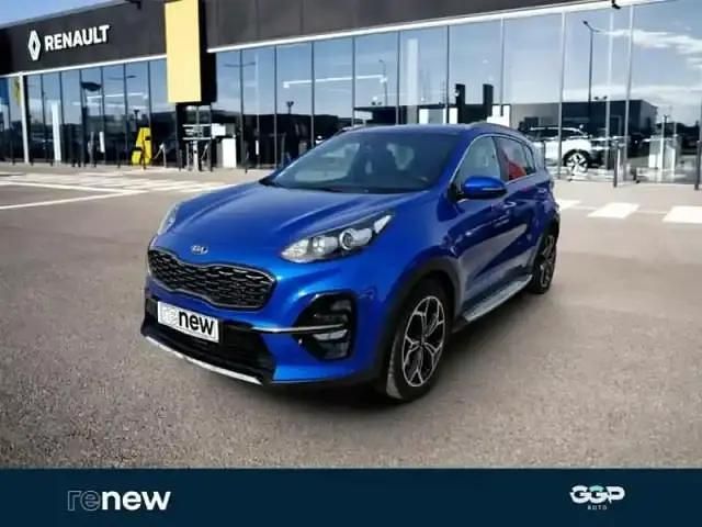 Bleu fusion Utilisé 2020 Kia Sportage GT-Line SUV | 20 990 € (Bon prix) - Image 1/4