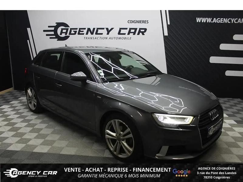 Gris Utilisé 2018 Audi A3 S-Line Break | 16 399 € (Bon prix) - Image 1/4