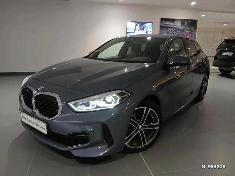 Gris Occasion 2021 BMW 116 M Sport Citadine | 24 889 € (Prix assez cher) - Image 1/4