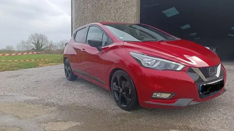 Rouge Utilisé 2019 Nissan Micra Citadine | 9 900 € (Super prix) - Image 1/4