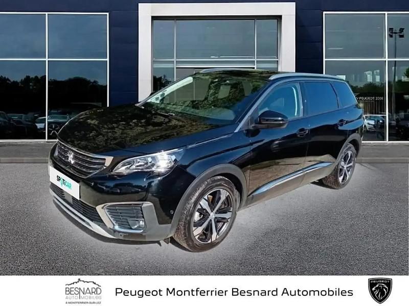 Noir Utilisé 2019 Peugeot 5008 Allure SUV | 20 500 € (Prix cher) - Image 1/4