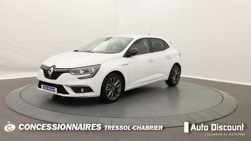 Blanc Utilisé 2017 Renault Mégane IV LIMITED Berline | 9 299 € (Prix juste) - Image 1/3