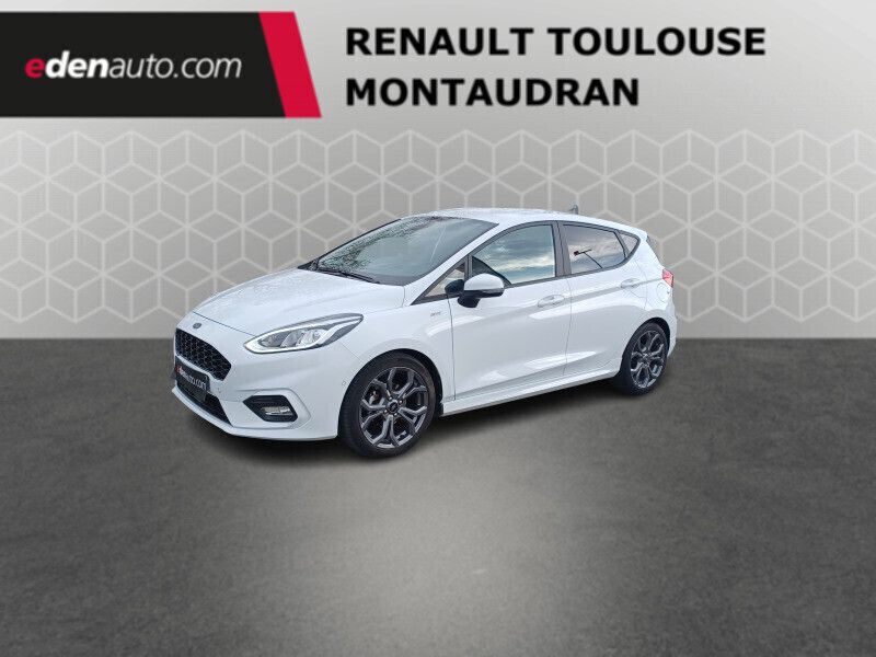Blanc Utilisé 2021 Ford Fiesta ST-Line X Citadine | 15 900 € (Prix juste) - Image 1/4