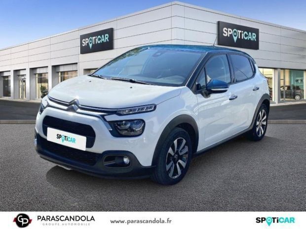 Blanc Utilisé 2022 Citroën C3 PureTech Citadine | 15 550 € (Prix juste) - Image 1/4