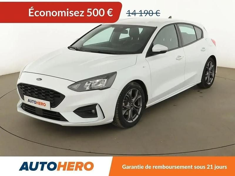 Blanc Occasion 2020 Ford Focus ST-Line Berline | 13 690 € (Prix juste) - Image 1/2