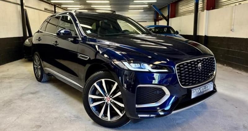 Bleu Utilisé 2022 Jaguar F-Pace R-Dynamic SUV | 44 990 € (Bon prix) - Image 1/4