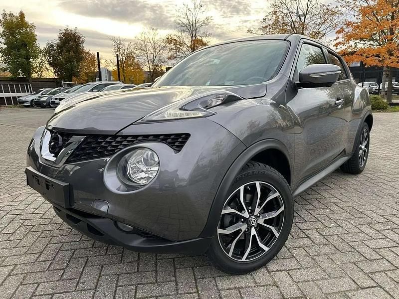 Gris Utilisé 2015 Nissan Juke Tekna SUV | 9 980 € (Super prix) - Image 1/4