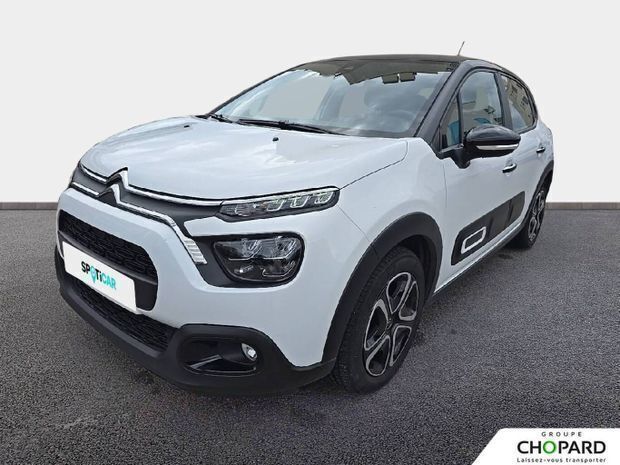 Blanc Utilisé 2022 Citroën C3 Shine Citadine | 10 790 € (Prix juste) - Image 1/4