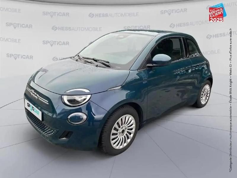 Bleu Utilisé 2022 Fiat 500e Action Berline | 10 999 € (Super prix) - Image 1/4
