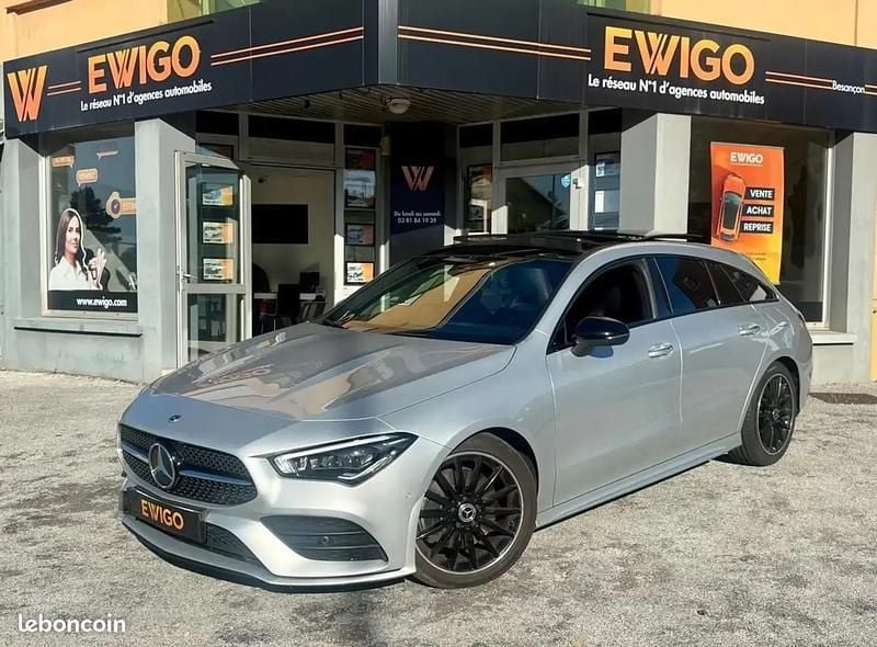 Gris Occasion 2021 Mercedes CLA200 AMG line Break | 24 390 € (Prix juste) - Image 1/4