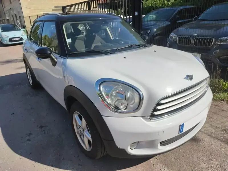 Blanc Utilisé 2013 Mini Cooper D Countryman SUV | 8 490 € (Prix assez cher) - Image 1/4