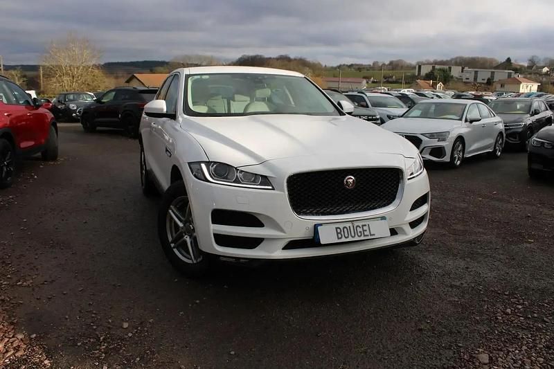 Blanc Occasion 2017 Jaguar F-Pace Prestige SUV | 17 900 € (Prix juste) - Image 1/4