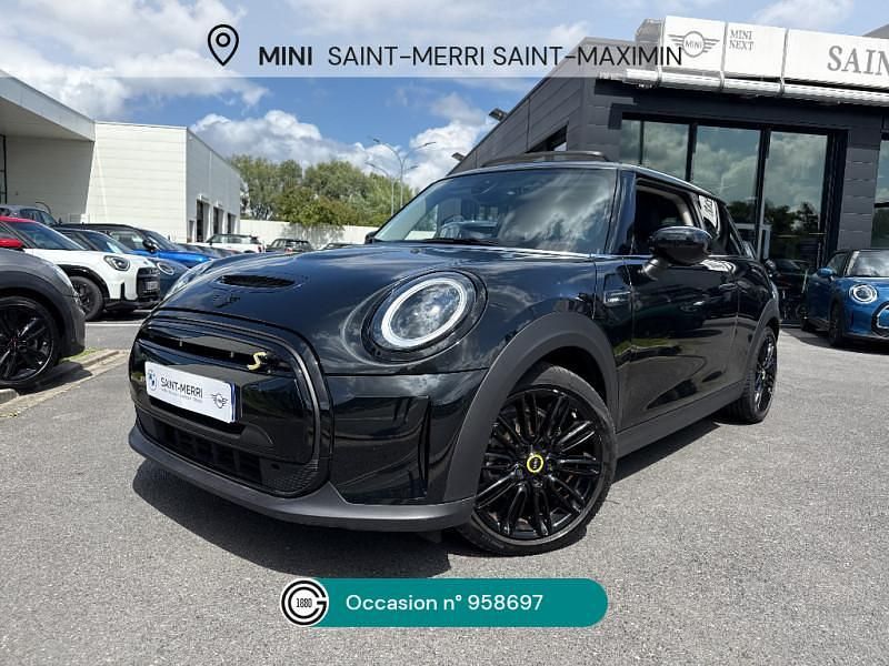 Noir Utilisé 2022 Mini Cooper SE Hatch Citadine | 18 990 € (Prix juste) - Image 1/4