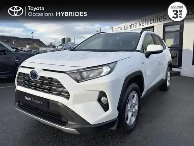 Blanc pur Occasion 2021 Toyota RAV4 Hybrid SUV | 31 990 € (Prix juste) - Image 1/4