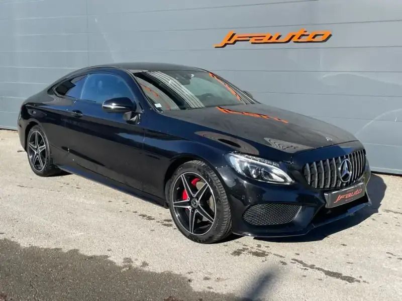 Noir Utilisé 2017 Mercedes C180 Coupé | 23 900 € (Prix juste) - Image 1/4