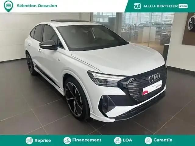 Occasion Audi Q4 Sportback e-tron S-Line 150 kW (204 ch) 2022 Blanc glacier métallisé SUV