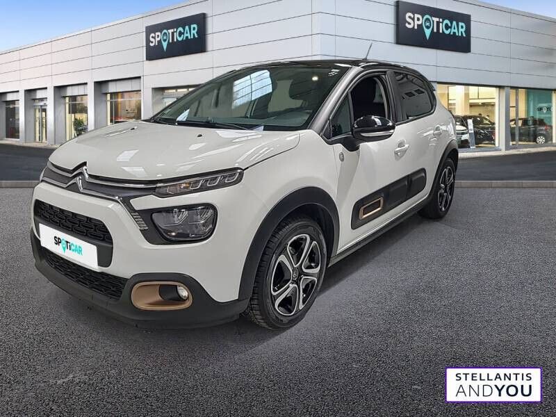 Blanc Utilisé 2023 Citroën C3 PureTech Citadine | 13 390 € (Prix juste) - Image 1/4