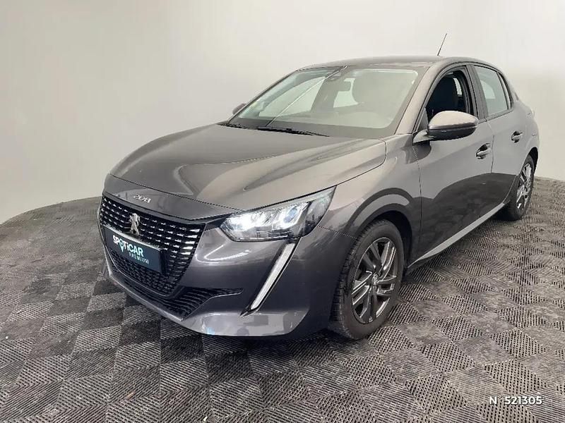 Gris Utilisé 2021 Peugeot 208 Business-Line Citadine | 11 480 € (Prix juste) - Image 1/4