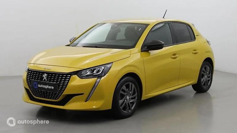 Jaune Utilisé 2022 Peugeot 208 Allure Citadine | 11 499 € (Prix juste) - Image 1/4