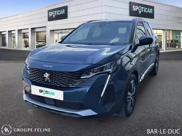 Bleu Utilisé 2021 Peugeot 3008 SUV | 22 480 € (Prix juste) - Image 1/4