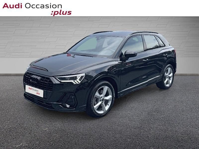 Noir mythic métallisé Utilisé 2022 Audi Q3 S-Line SUV | 34 792 € (Prix juste) - Image 1/4