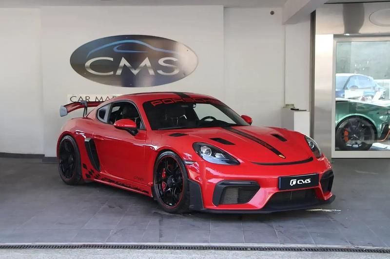 Rouge Occasion 2022 Porsche 718 Cayman GT4 Coupé | 154 900 € (Prix cher) - Image 1/4