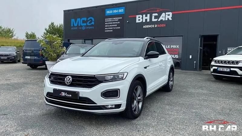 Blanc Occasion 2019 VW T-Roc R-line SUV | 24 990 € (Prix juste) - Image 1/4