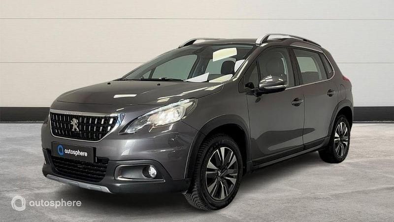 Gris Utilisé 2017 Peugeot 2008 Style SUV | 8 999 € (Prix juste) - Image 1/4