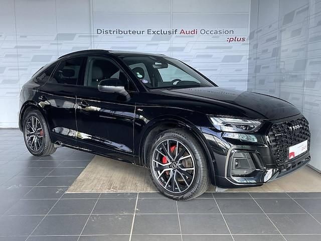 Noir mythe métallisé Occasion 2023 Audi Q5 Sportback S-Line SUV | 56 990 € (Prix assez cher) - Image 1/4