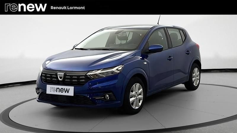 Bleu Utilisé 2022 Dacia Sandero Comfort Citadine | 12 890 € (Bon prix) - Image 1/4