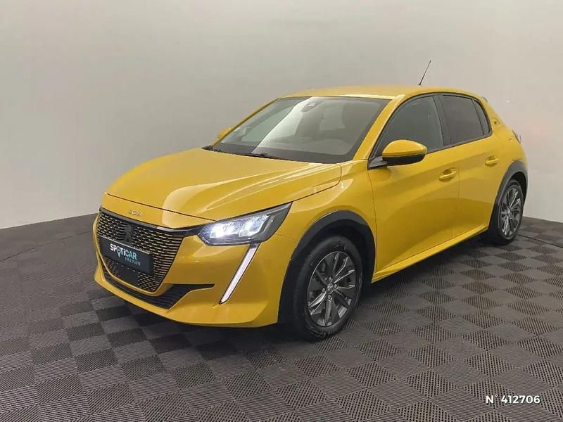 Jaune Utilisé 2021 Peugeot e-208 Style Citadine | 13 980 € (Prix juste) - Image 1/4