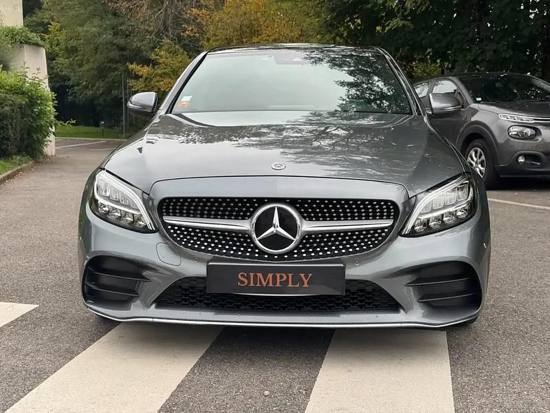 Occasion Mercedes C220 AMG line 194 ch (142 kW) 2019 Gris Berline