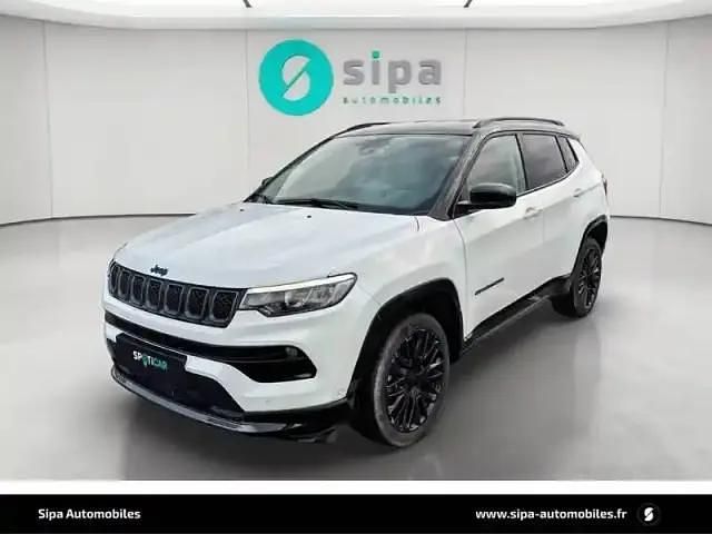 Blanc Occasion 2023 Jeep Compass SUV | 24 990 € (Bon prix) - Image 1/4