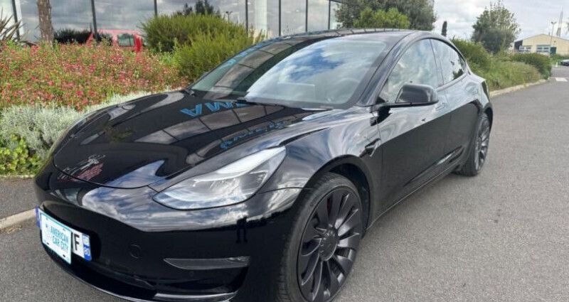 Noir Utilisé 2021 Tesla Model 3 Performance Berline | 34 490 € (Prix cher) - Image 1/4