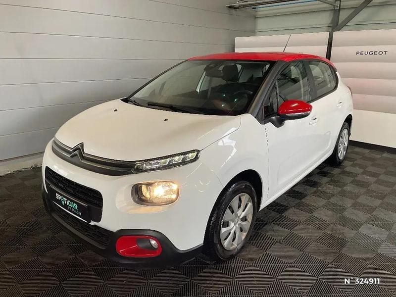 Blanc Utilisé 2018 Citroën C3 Business Class Citadine | 6 990 € (Bon prix) - Image 1/4