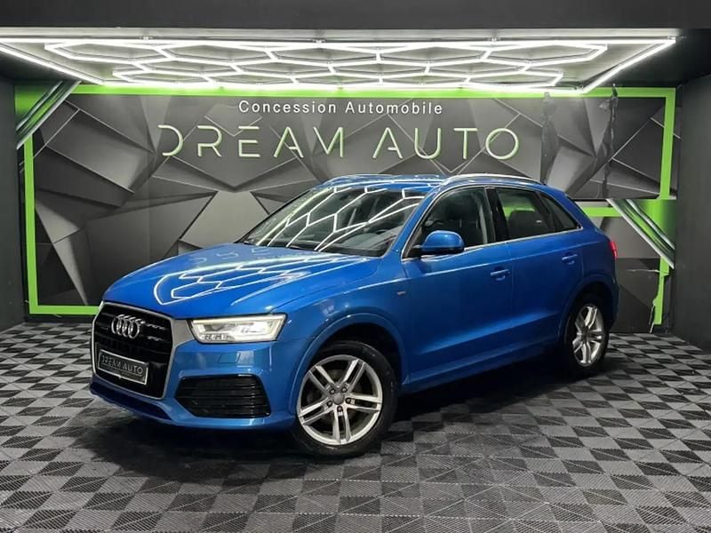 Bleu Occasion 2015 Audi Q3 S-Line SUV | 17 990 € (Bon prix) - Image 1/4