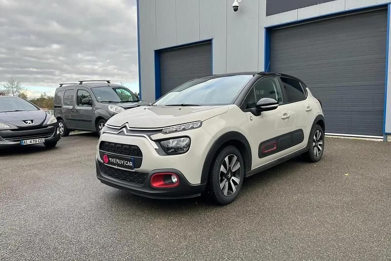Beige Utilisé 2021 Citroën C3 Berline | 9 490 € - Image 1/4